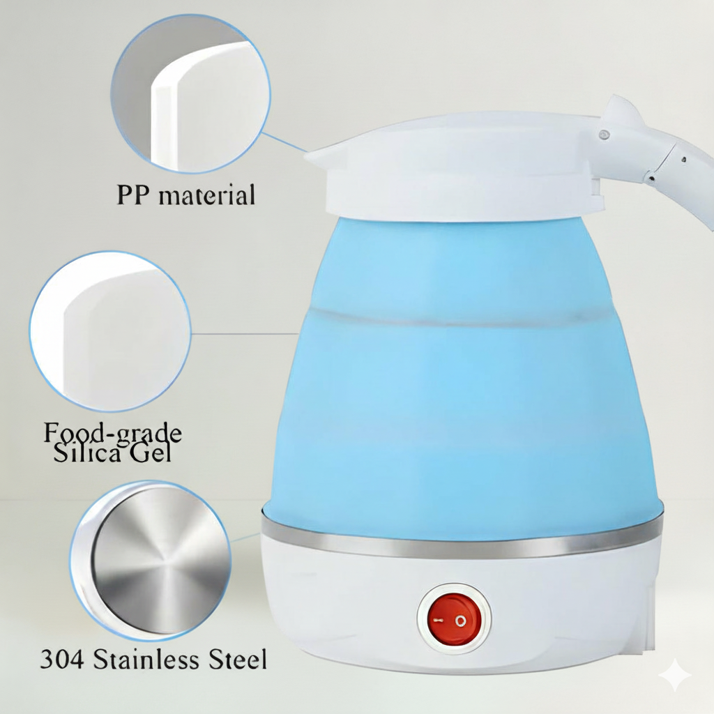 Kitchenwala Foldable Electric Kettle