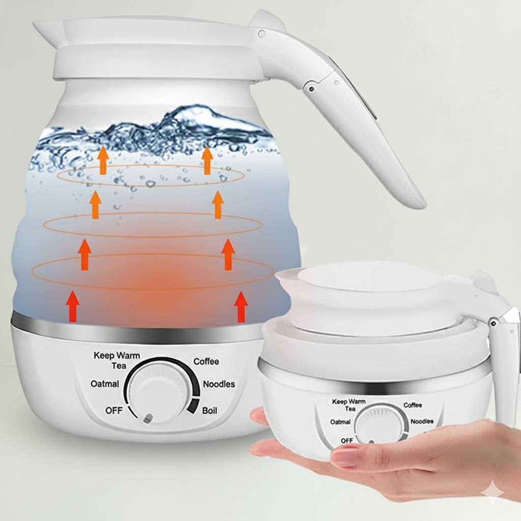 Kitchenwala Foldable Electric Kettle