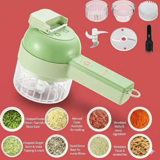 Kitchenwala PowerPrep: The 4-in-1 Cordless Multi-Chopper